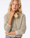 Cardigan Caroline vert avoine