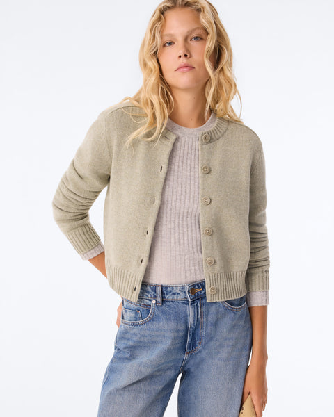 Cardigan Caroline Oat Green - Image 2