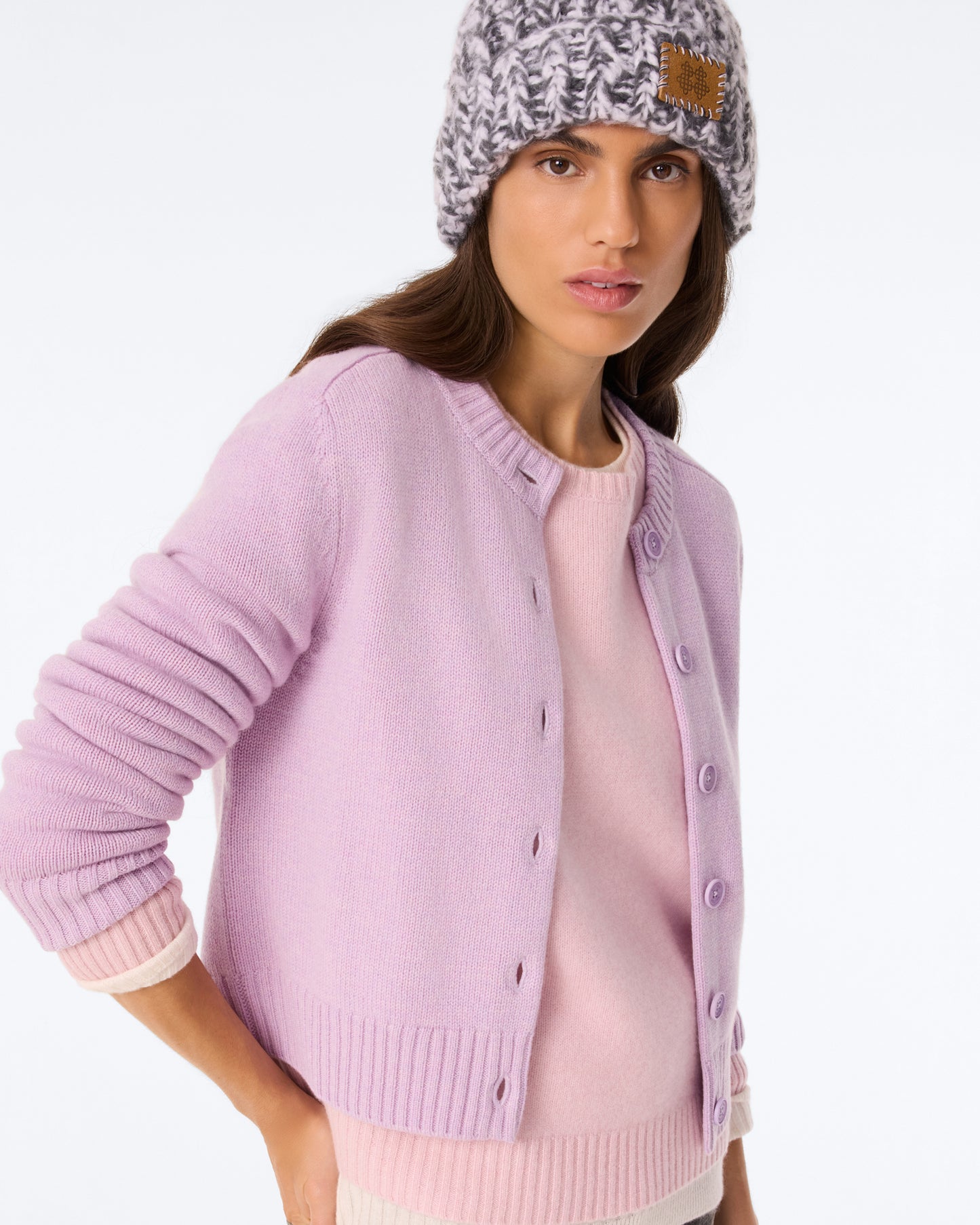 Cardigan Caroline lavender mist