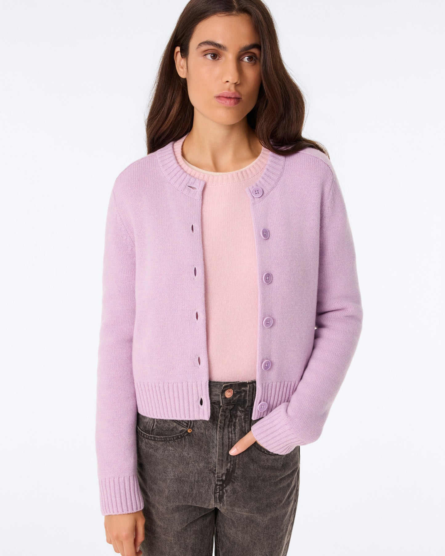 Cardigan Caroline lavender mist
