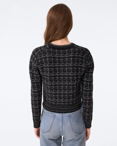 Pull Caroline Tweed noir - Image 3