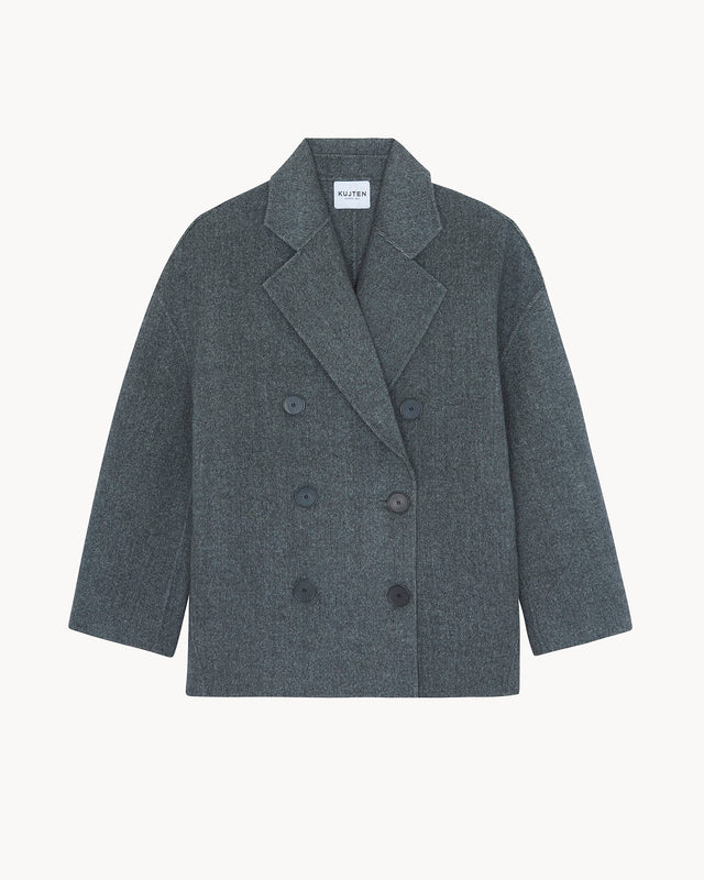 Jacket Chacha flannel gray - Image principale
