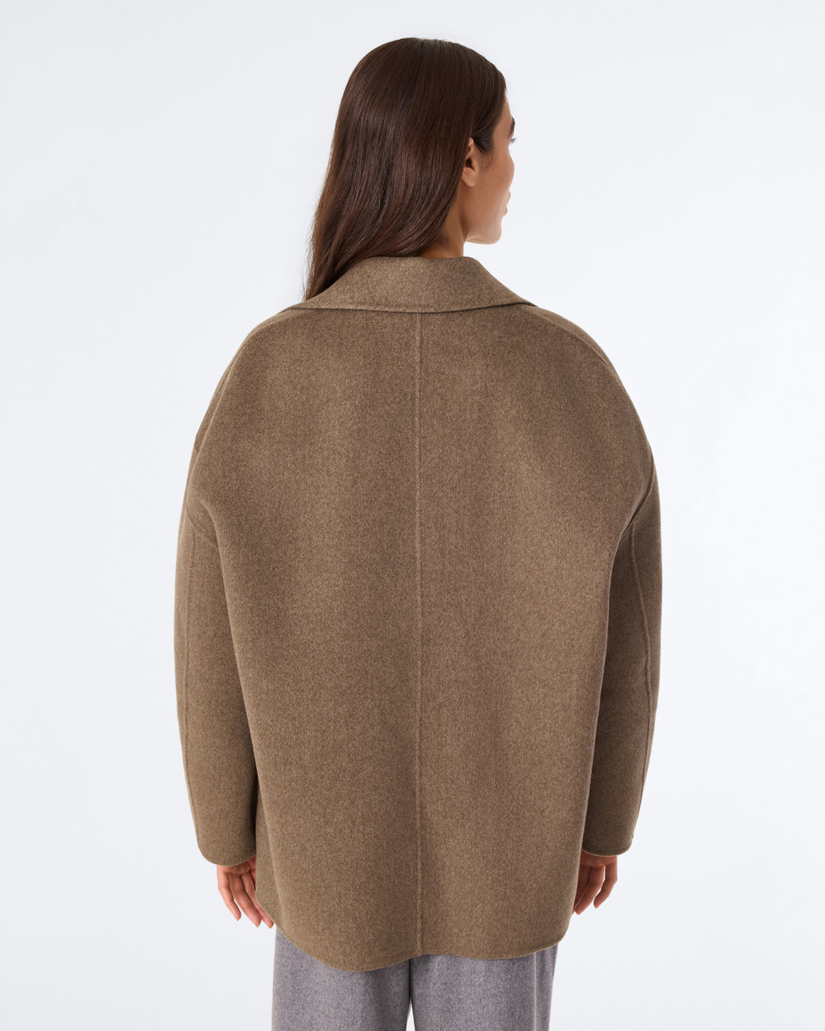 Manteau Chacha kaki chiné