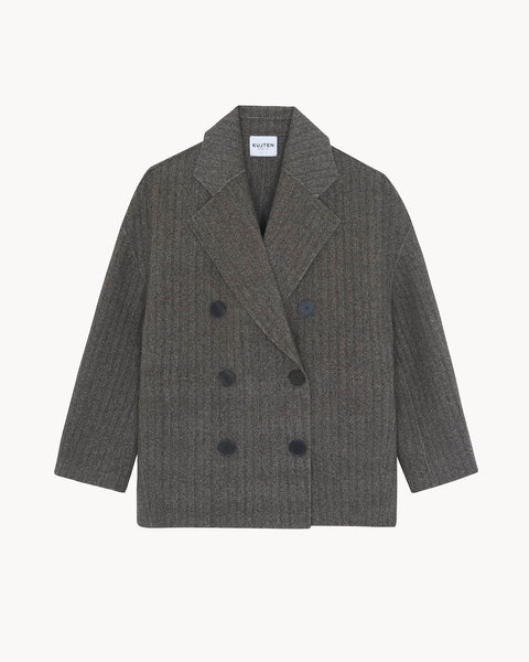 Veste Chacha taupe cendre - Image principale