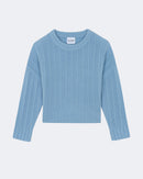 Pull coty oversize bleu - Kujten packshot