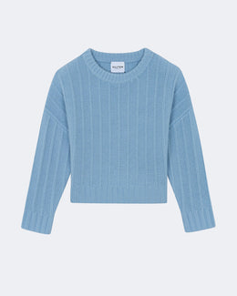 Pull coty oversize bleu - Kujten packshot