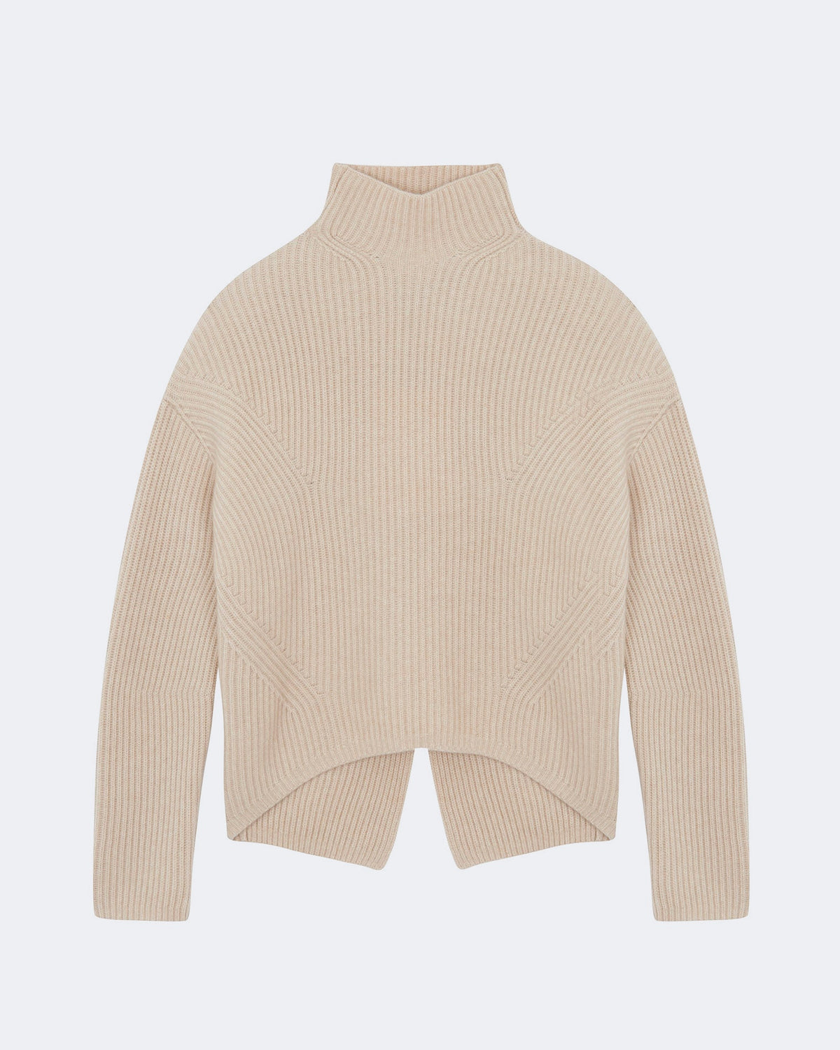 Pull en cachemire blanc beige pour femme - Kujten packshot