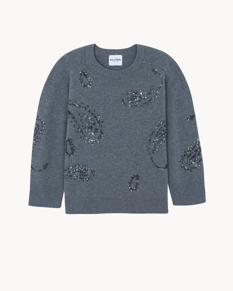 Pull Diane Set Diva gris flanelle - Image principale