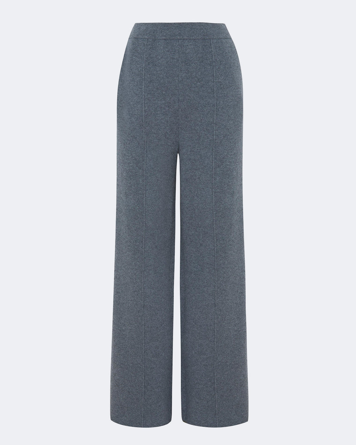 Pantalon en cachemire gris pour femme - Kujten packshot