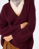 Pull Divee bordeaux