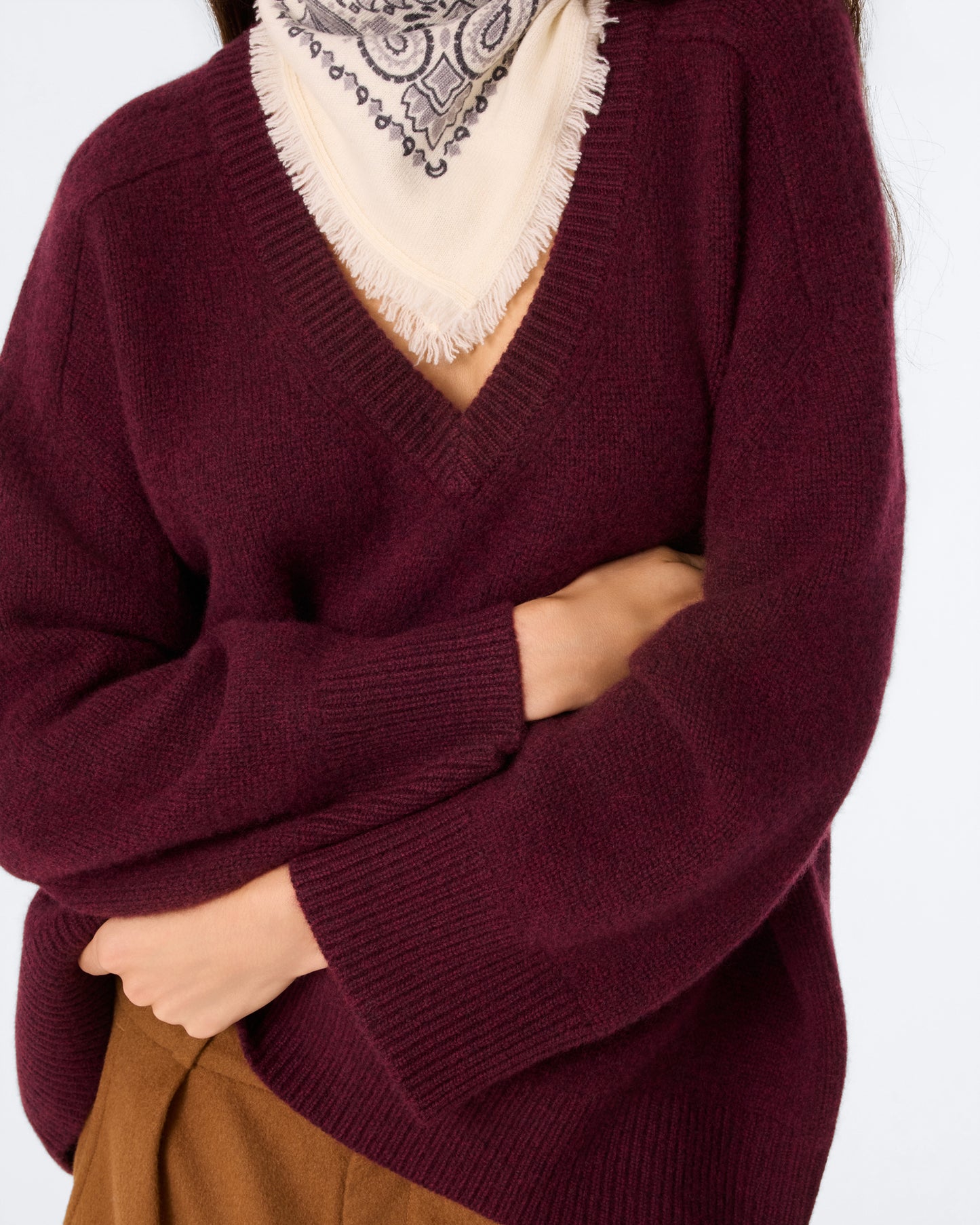 Pull Divee bordeaux