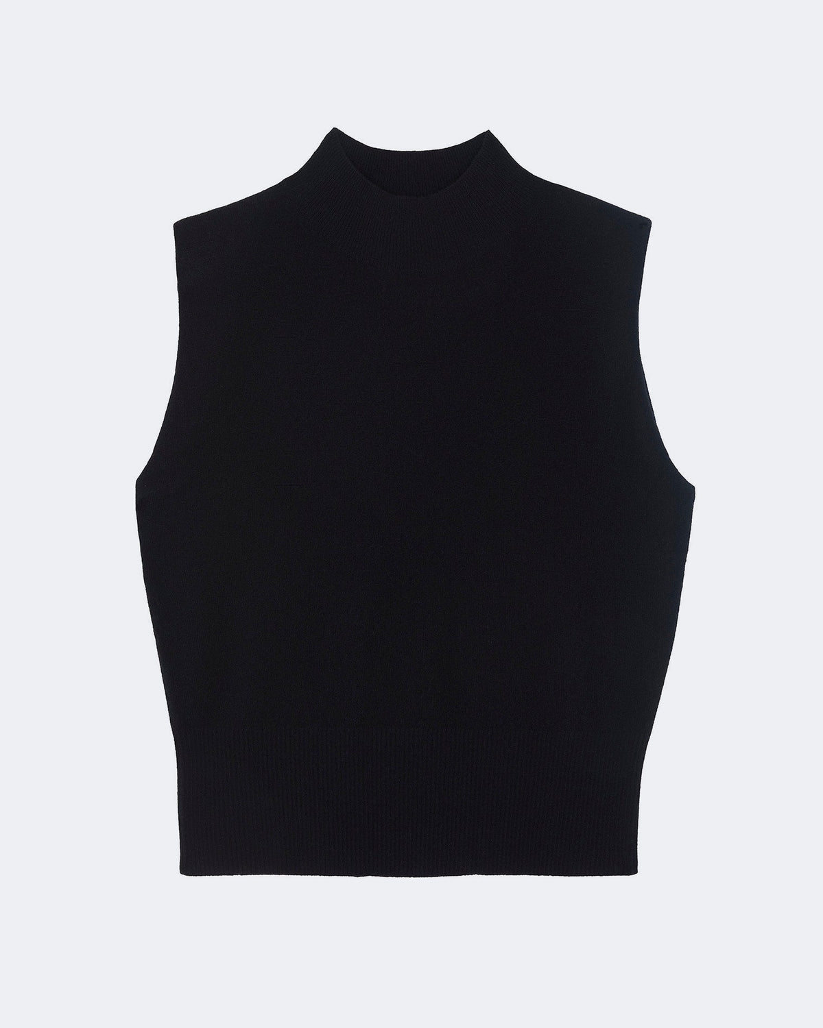 Pull en cachemire noir pour femme - Kujten packshot