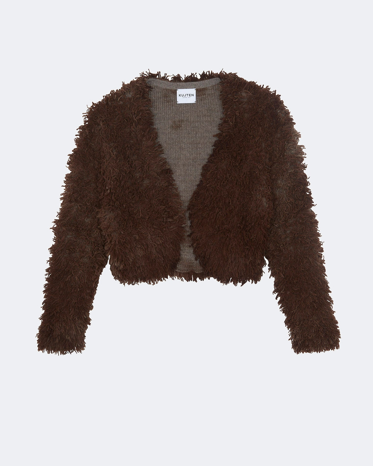 Gilet en cachemire camel pour femme - Kujten packshot