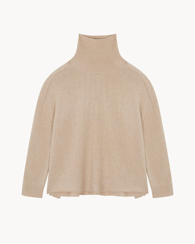 Sweater Fabienne organic beige - Image principale