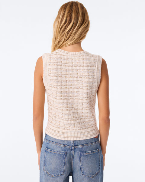 Top Gia Tweed blanc - Image 3