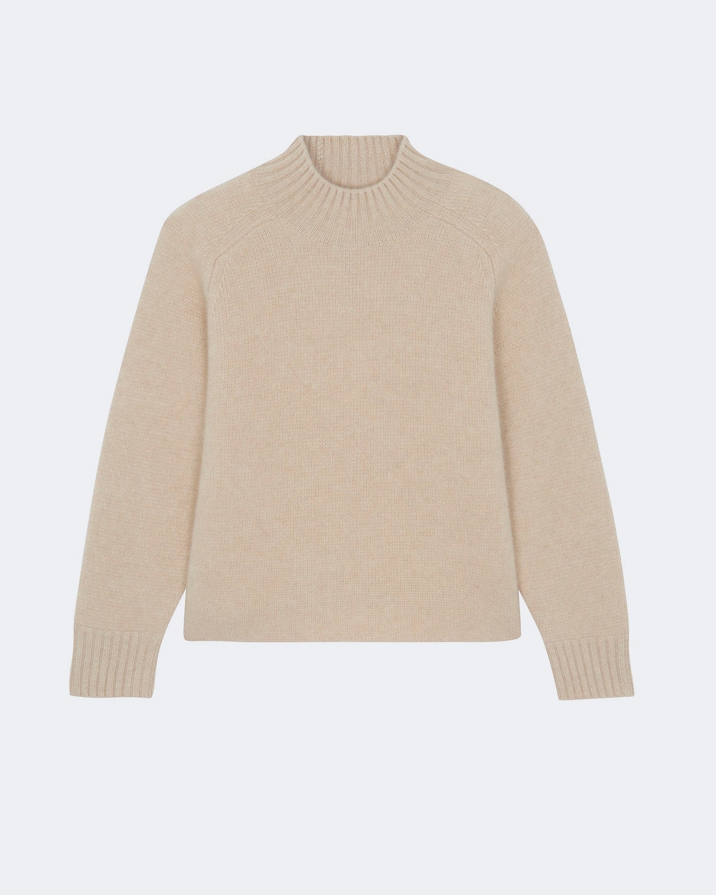 Pull en cachemire beige pour femme - Kujten packshot