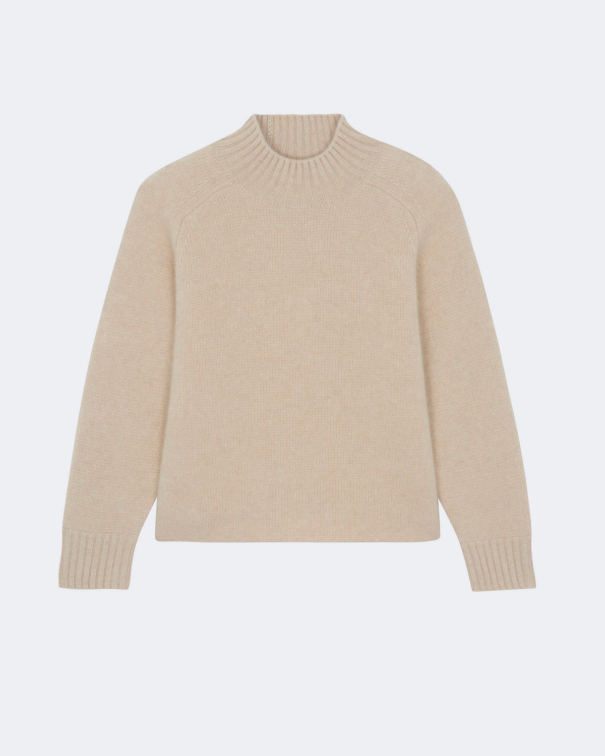Pull en cachemire beige pour femme - Kujten packshot