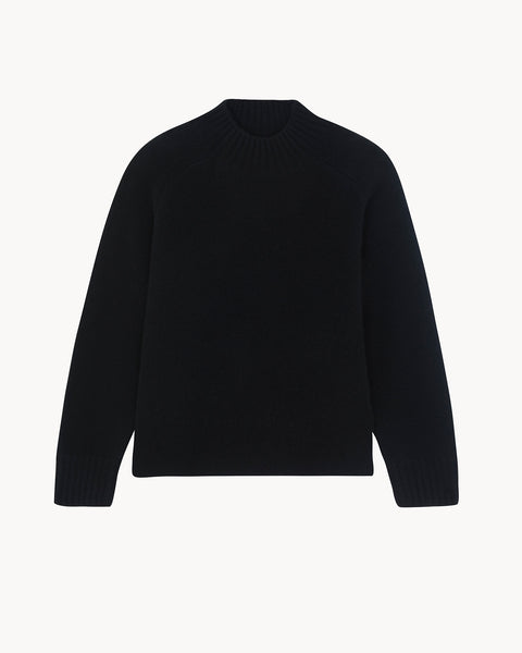 Black Cashmere Sweater | Kujten Cashmere