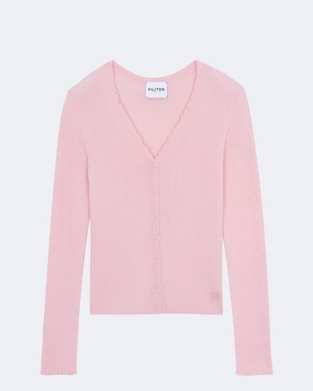 Gilet Karlicardi rose vintage - Image principale