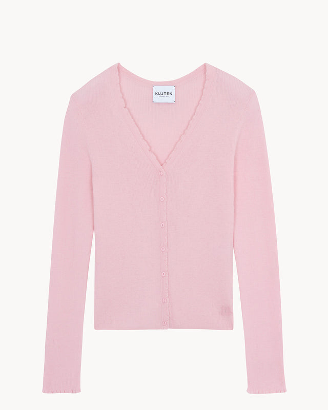 Gilet Karlicardi rose vintage - Image principale