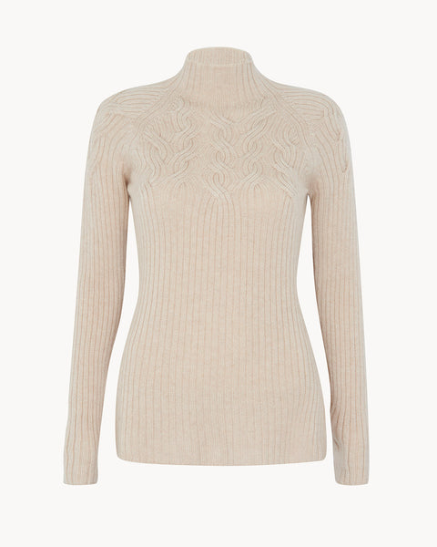 Sweater Klea organic beige - Image principale