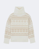 Pull loulou flake oversize beige - Kujten packshot