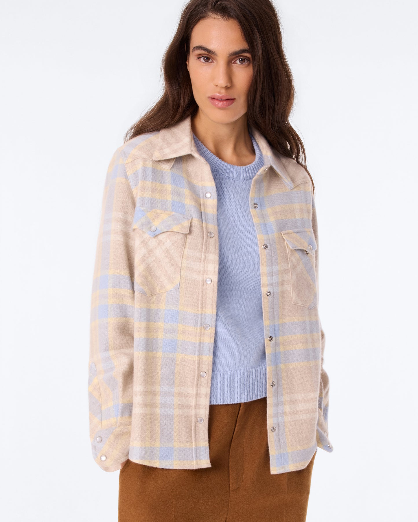 Surchemise Lumber celest anis