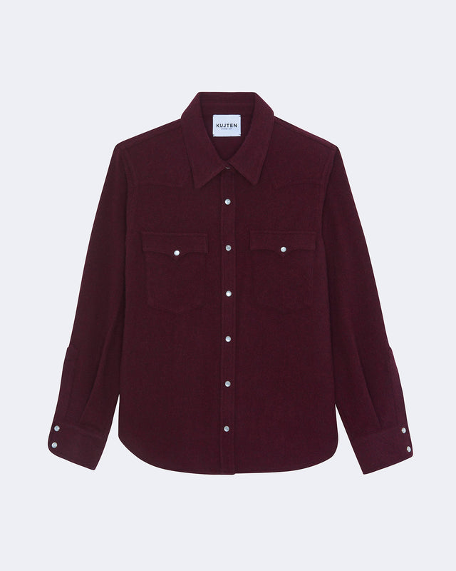 Chemise Lumber Plain bordeaux - Image principale