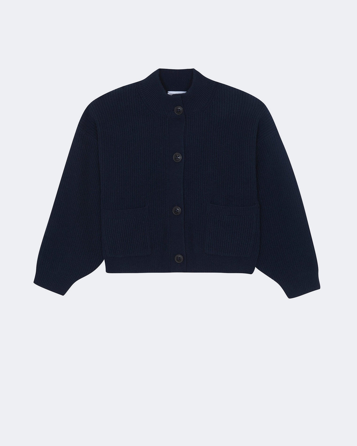 Gilet en cachemire bleu pour femme - Kujten packshot