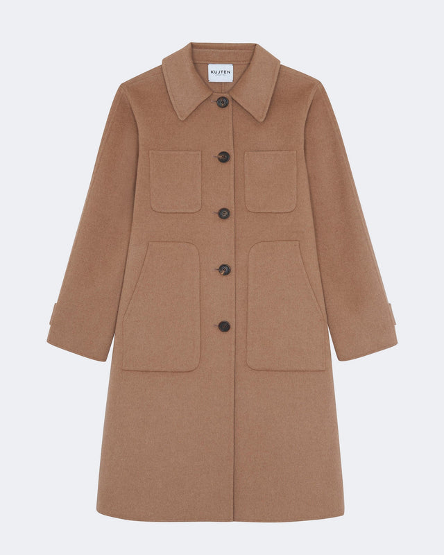 Coat Montreal camelo brown - Image principale