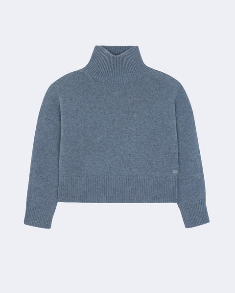 Sweater Ulla Crop Flannel Gray - Image 4