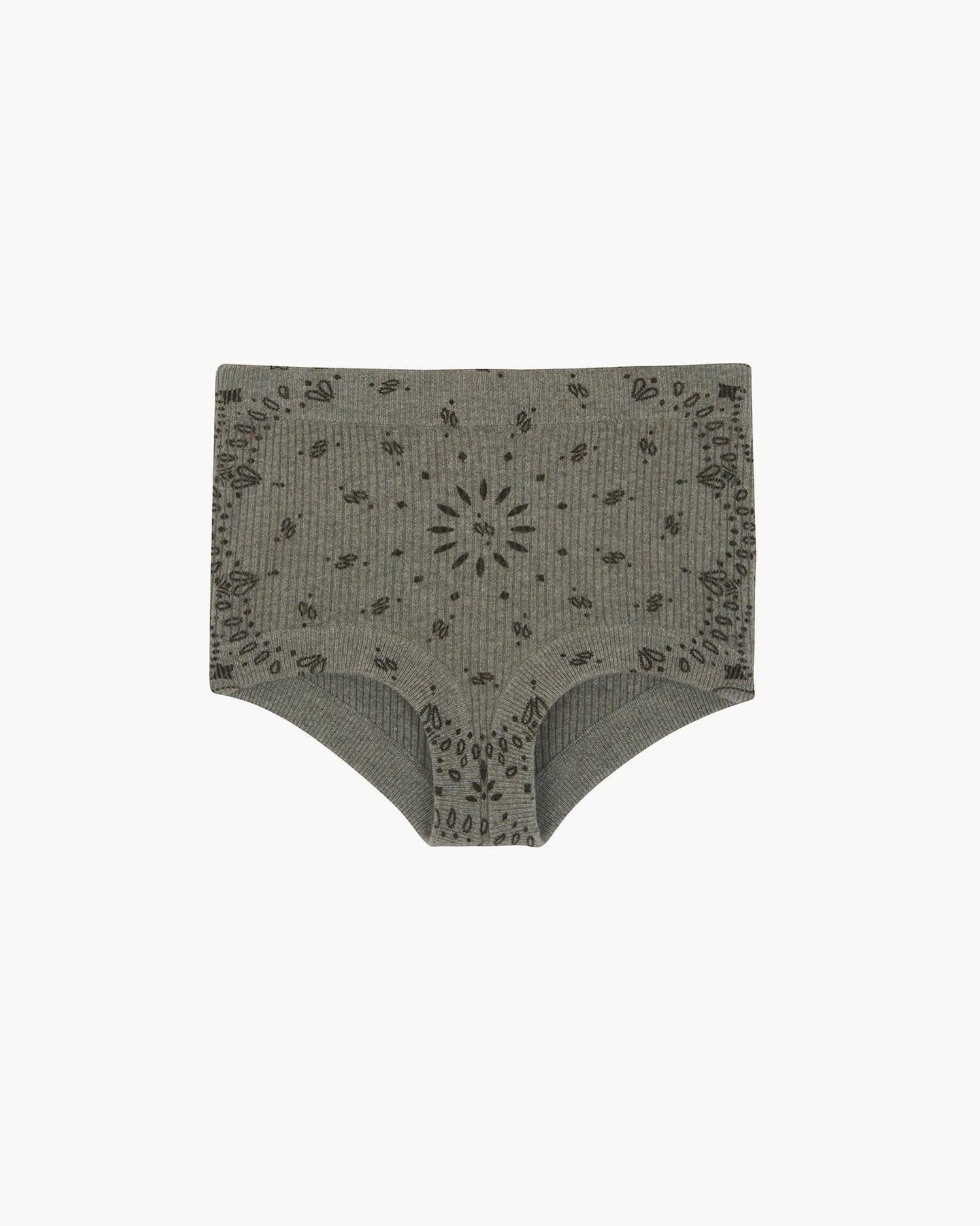 Pantalon en cachemire kaki pour femme - Kujten packshot