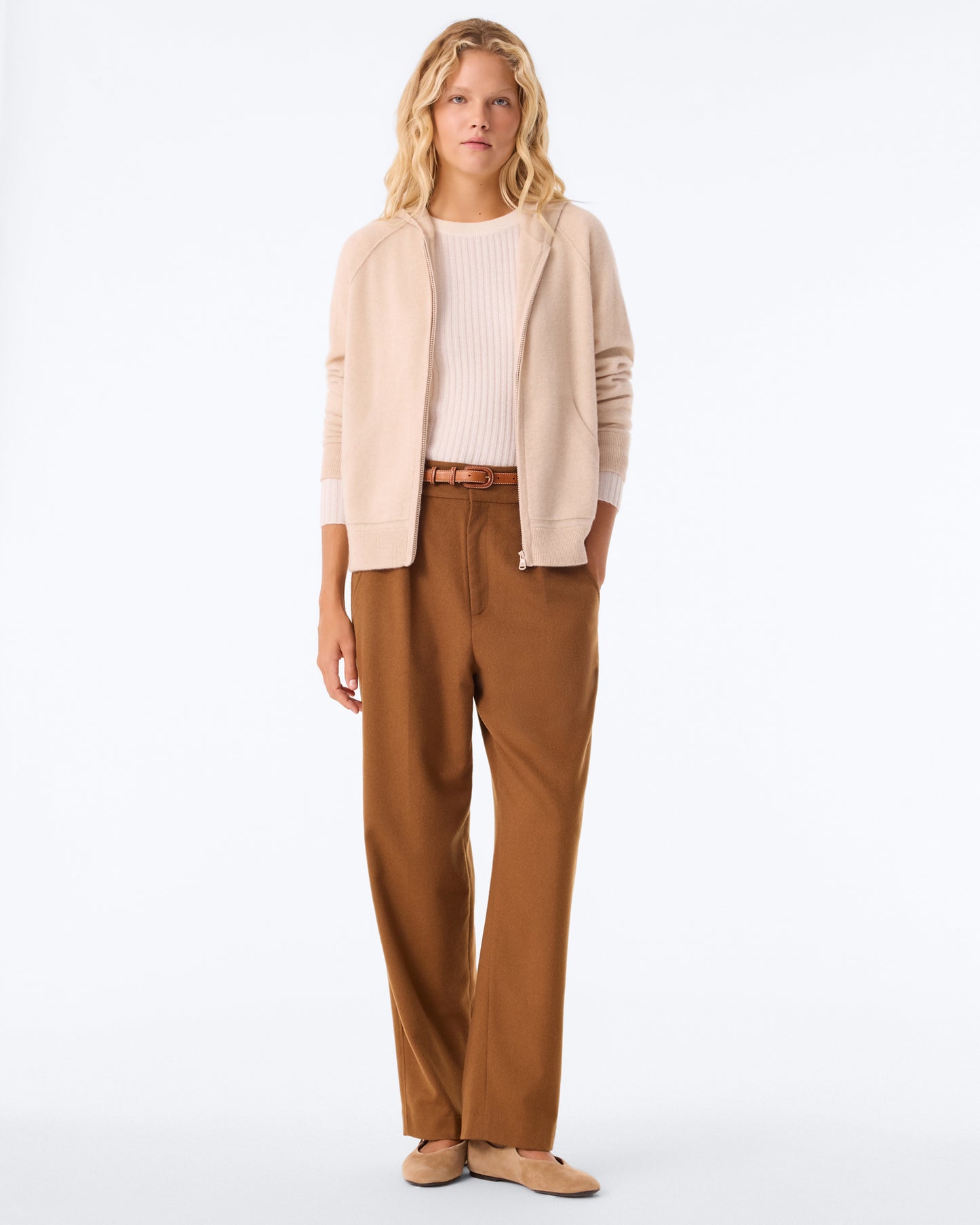 Gilet Gina beige organic