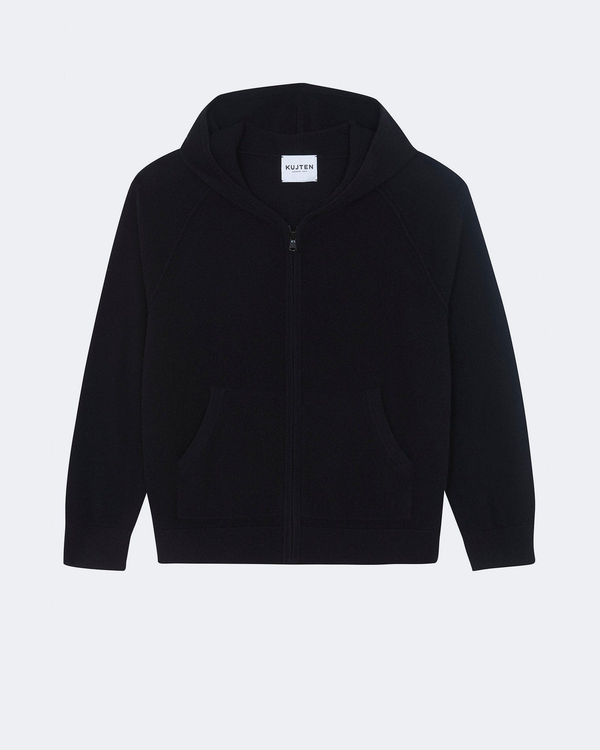 Gilet en cachemire noir pour femme - Kujten packshot