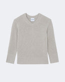 Pull en cachemire blanc et beige pour femme - Kujten packshot
