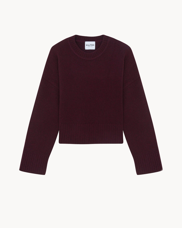Sweater Pauly burgundy - Image principale