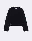 Pull en cachemire noir pour femme - Kujten packshot