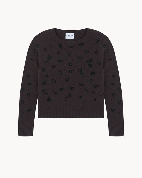 Sweater Amelie Animal Destroy brown - Image principale