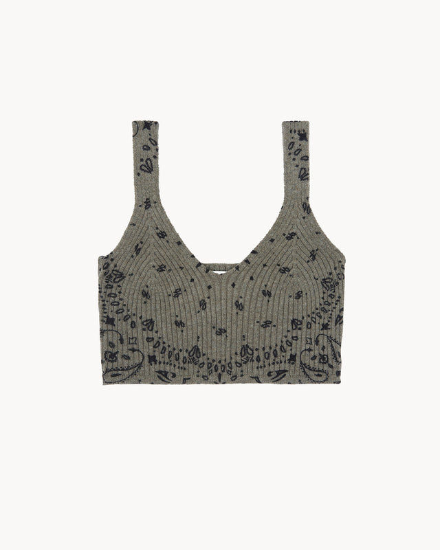 Brassière Guapa Bandana kaki chiné - Image principale