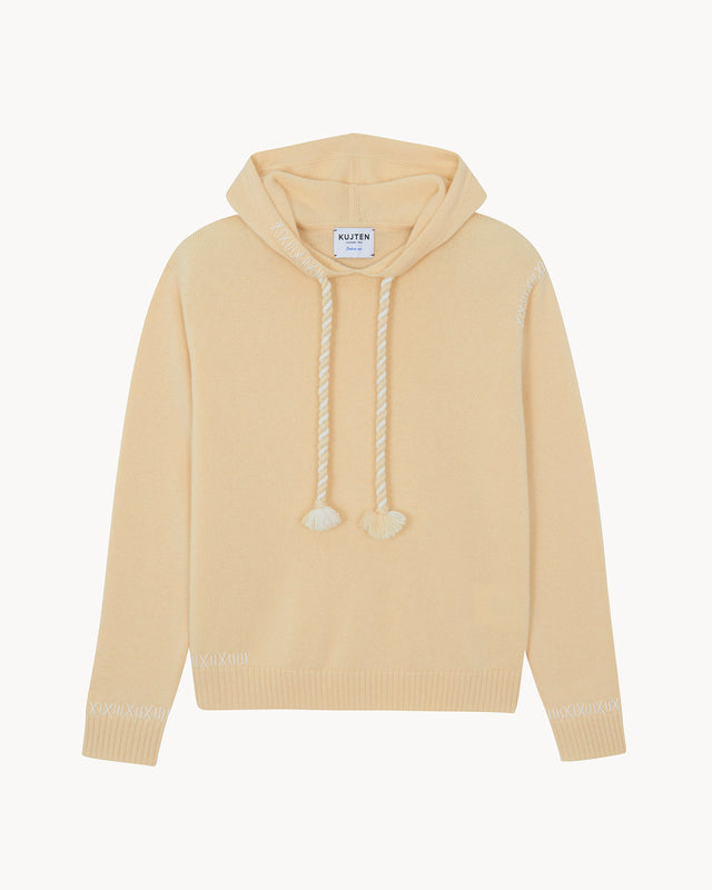 Pull Hoodie Bakia Bico anis - Image principale