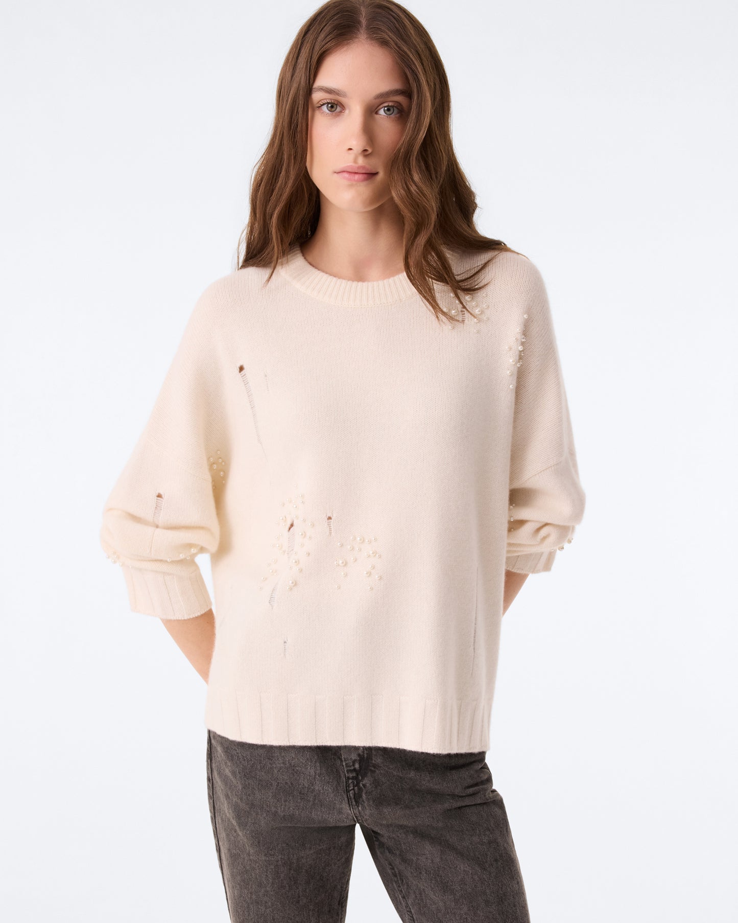 Pull Serafina blanc