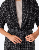 Vest Miko Tweed black