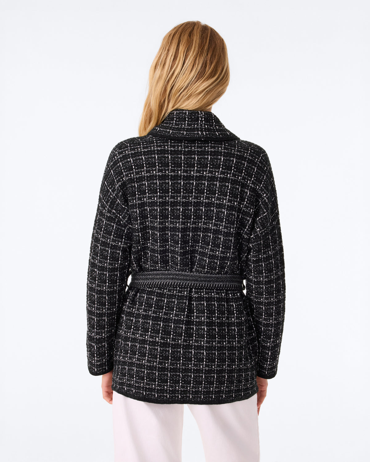 Vest Miko Tweed black