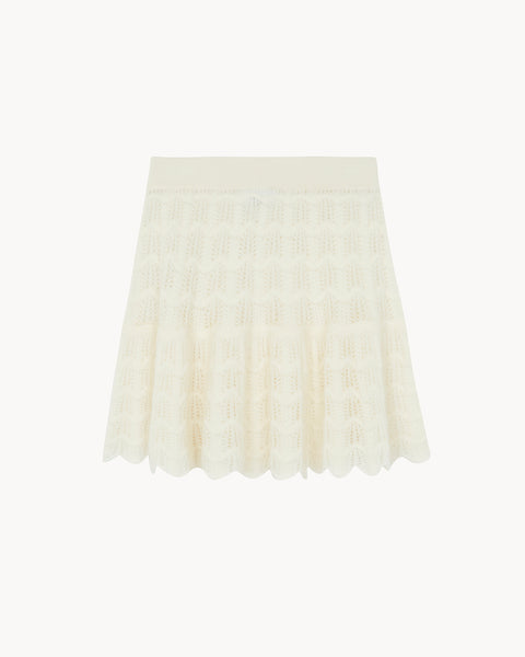 Jupe Courte Tiana blanc - Image principale