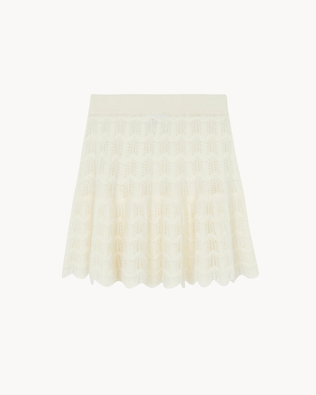 Jupe Courte Tiana blanc - Image principale