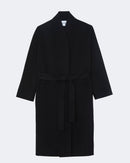 Manteau en cachemire noir pour femme - Kujten packshot