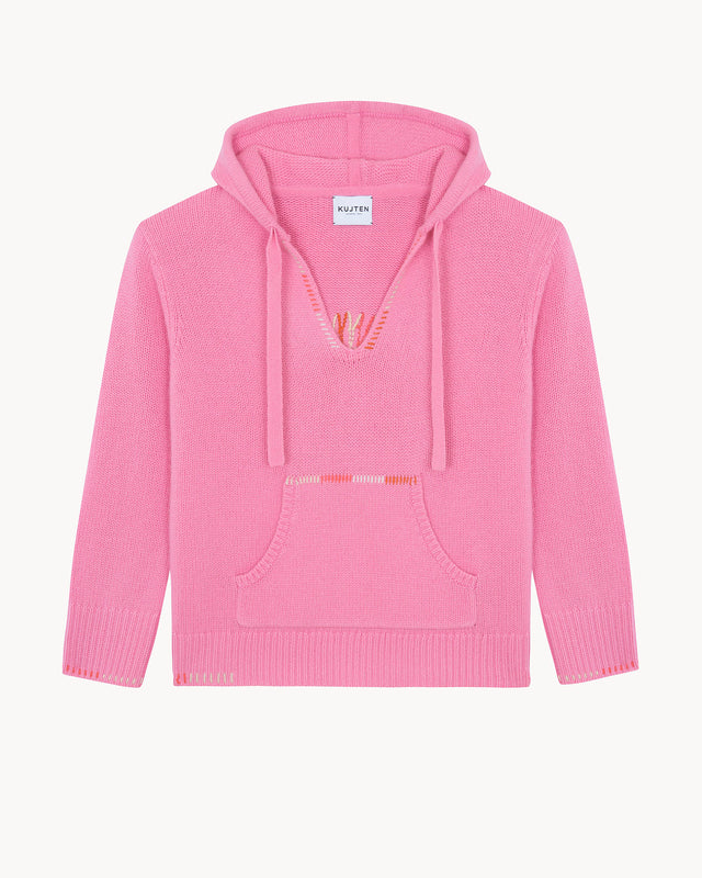 Sweater Hoodie Solmar bubble pink - Image principale