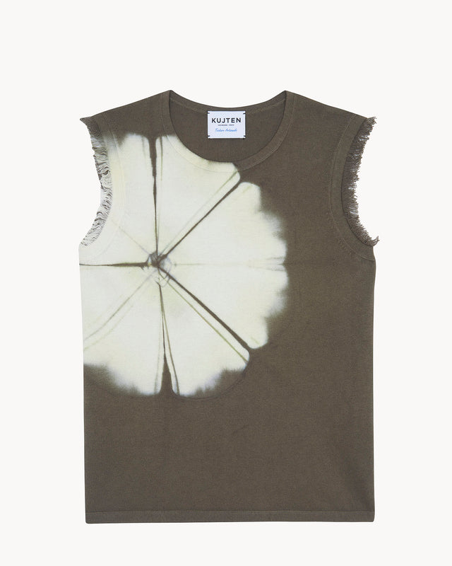 Débardeur Lallu Circle vert kombu - Image principale