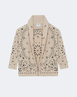 Gilet en cachemire beige pour femme - Kujten packshot