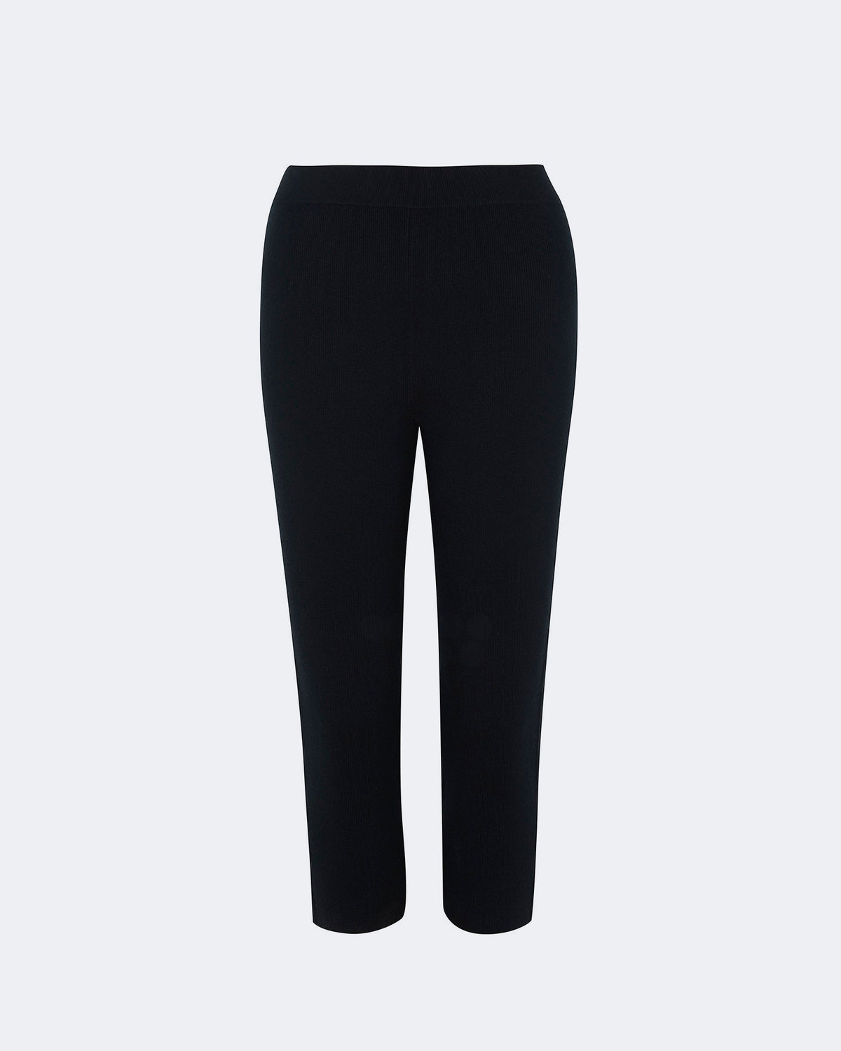 Pantalon en cachemire & soie noir pour femme - Kujten packshot